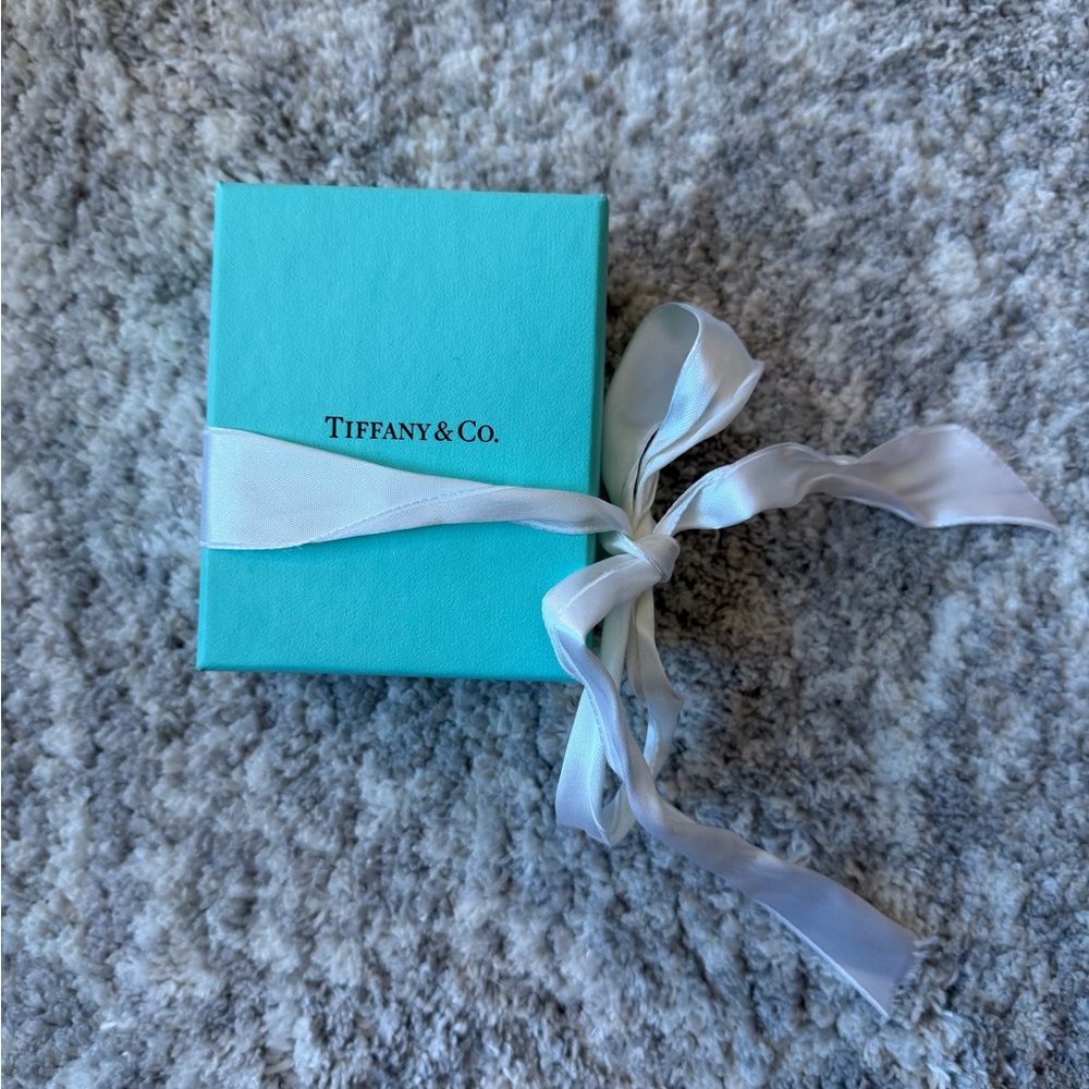 Tiffany & Co. Turquoise Box with Satin Ribbon
